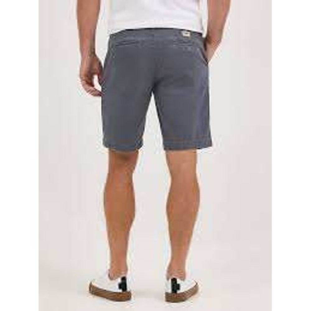 Lucky Brand Men's Gray Flat Front Chino Shorts Cotton Blend Casual - Size 38‎